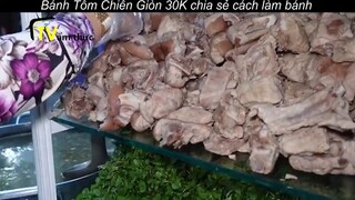 Chủ quán Bún Mì Vàng Bánh Tôm Chiên Giòn 30K chia sẻ cách làm bánh ngon không gắt dầu p11