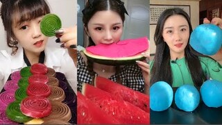 Thánh Ăn Đá Ăn Đá Lạnh Màu Sắc Hình Dạng Bất Thường Thú Vị - ASMR Ice Crunchy Eating sound#142