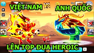 Lên Top 1 Việt Nam Đứng Trên Nước Anh Trong Cuộc Đua Heroic - Dragon City Top Game Android Ios