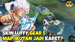 Land Of Down DiBuat Jadi Keret! Skin Luffy Gear 5 Mobile Legends