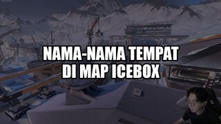 Nama nama tempat di map ice box