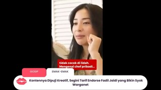 Bikin syok !! Tarif Fadil Jaidi