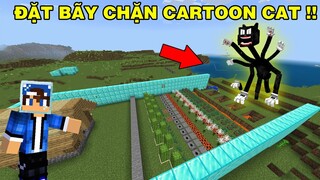 Mình Đã Đặt Bãy Lava Sấm Sét | Chống Lại Cartoon Cat Mèo Hoạt Hình | TRONG MINECRAFT PE..!!