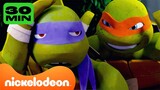 TMNT | Momen-Momen Saudara TERBAIK Antara Mikey dan Donnie Selama 30 MENIT 🧡💜   | Nickelodeon Bahasa