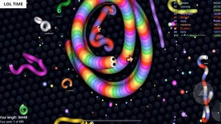 Slither.io A.I. 100,000+ Score Epic Slitherio Gameplay #80 9