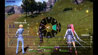 Sword Art Online: Alicization Lycoris Beater's Access PS4 Pro Framerate Analysis