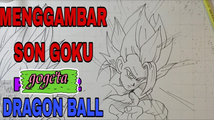 menggambar anime dragon ball