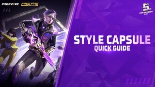 Free Fire 5th Anniversary | Style Capsule Tutorial