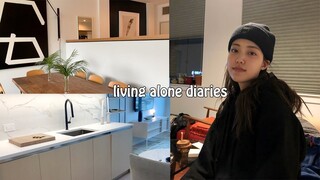 Living Alone Diaries | Date night GRWM, NYC Apartment Hunting, Styling my bf's permed hair, shopping