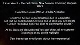 Maria Wendt Course The Get Clients Now Business Coaching Program 2022 download