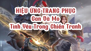 Hiệu Ứng Trang Phục Gan Và Mo - Tình Yêu Trong Chiến Tranh | Honor Of Kings Global