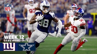 New York Giants vs. Dallas Cowboys | 2022 Week 12 Game Highlights