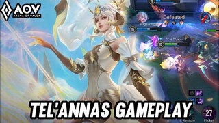 AOV : TEL'ANNAS GAMEPLAY | IN ABYSSAL LANE - ARENA OF VALOR LIÊNQUÂNMOBILE ROV COT