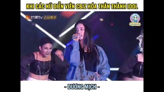 nữ diễn viên hóa idol cre:Tiểu Ngư Nhi