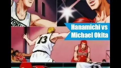 Hanamichi vs Michael || Slam Dunk Movie ||