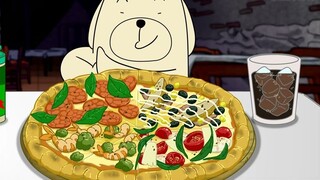 Hoạt hình ẩm thực nhập vai nhà hàng pizza check-in Fat Xiu Gou