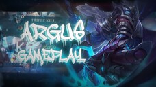 MLBB Gameplay Argus pembawak kemenangan