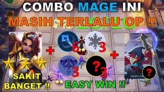 COMBO MAGE INI MASIH TERLALU OP !! BISA BANTAI THARZ SKILL 3 !! MAGIC CHESS MOBILE LEGENDS