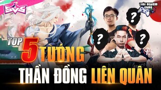 5 Vị Tướng Liên Quân SINH RA cho các THẦN ĐỒNG Liên Quân AOV | TNG