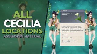 Genshin Impact Cecilia Location (Venti Ascension Material)