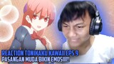 TEROBOS AJA LAH NJNNNNKKK!! - REACTION TONIKAKU KAWAII EPS 9 INDONESIA