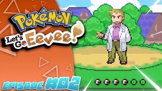 POKEMON LETS GO EEVEE GBA (WALKTHROUGH EPISODE #02) VIRIDIAN FOREST AND PROF OAK