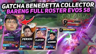 TES KEKUATAN FULL ROSTER EVOS S8 ABIS HOKI GATCHA SKIN COLLECTOR BENED- MOBILE LEGENDS