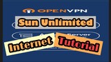 100% FREE INTERNET USING SUN OPENVPN TUTORIAL(ios & android)