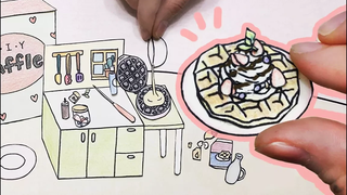 DIY สต็อปโมชั่นสำหรับทำวาฟเฟิลจิ๋ว!! (Miniature waffle stop motion) Self Acoustic