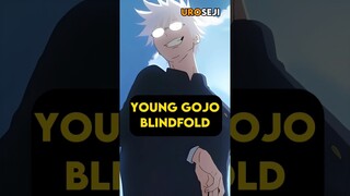 Why Young Gojo Doesn't Wear Blindfold🤔|Jujutsu Kaisen Hindi| #shorts #jujutsukaisen