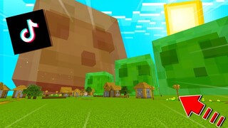 ลองเล่นตาม TikTok สุดจ๊าบ!!สไลม์ตัวโคตรใหญ่!!..(Minecraft TikTok)