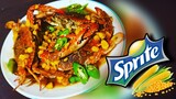 SWEET CREAMY CRABS | HOW TO COOK SWEET AND CREAMY CRABS WITH SPRITE AND SWEET CORN