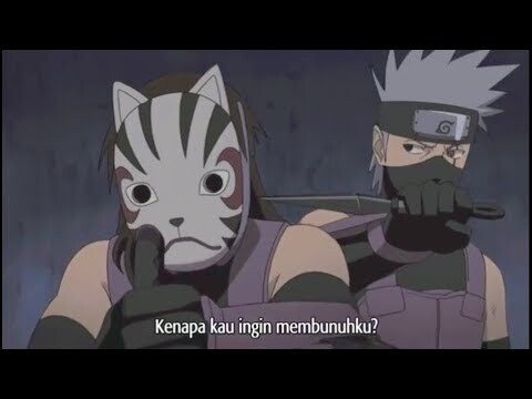 Kakashi ANBU vs Kinoe ANBU SUB INDONESIA