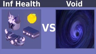 Infinite Health vs Void (Roblox Bedwars)