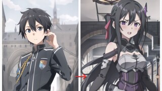 【TSF】Kirito menjadi Kiriko♡