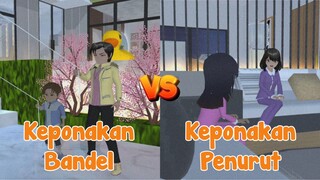 KEPONAKAN BANDEL VS KEPONAKAN PENURUT || DRAMA SAKURA SCHOOL SIMULATOR