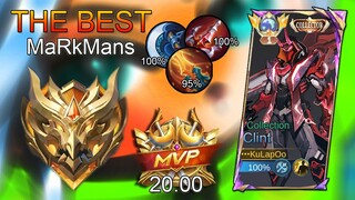 Mobile Legends " The Best Marksman " Clint Melting Tanks | Mobile Legends