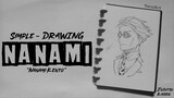 Speed Drawing Simple Nanami Kento From Anime Jujutsu Kaisen | YoruArt