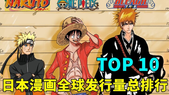 日本漫画全球发行量总排行TOP10！全都是破千万级的经典之作！