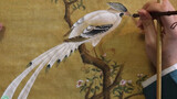 [Li Qingyi] Lukisan Tiongkok | Bunga Persik dan Kicauan Burung