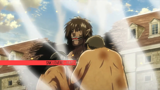 wujud asli dari Titan Aneh! (Shingeki no Kyojin Eps.08 Part.36 Sub Indo)