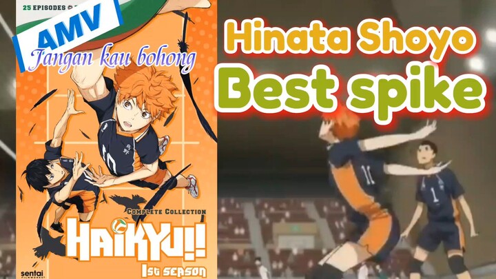 Hinata Shoyo best spike[AMV].Jangan kau bohong.