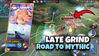 FANNY SOLO RANK GAMEPLAY! ROAD TO MYTHIC | MLBB