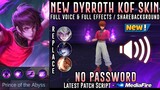 Dyrroth Orochi Chris KOF Skin Script No Password | Full Sound & Full Effects | Mobile Legends