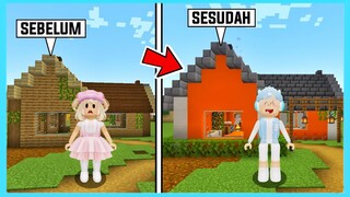 Aku Membuat Rumah Jelek Adiku Menjadi Rumah Keren Di Minecraft ft @Shasyaalala