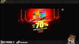 (Free Fire) Gà-rán lại dụ dỗ chơi giảm giá 70% vòng quay 1 ngày duy nhất _ StarB