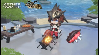 【AETHER GAZER】IT'S COOKING TIME 🥩🔥 WITH  MONSTER HUNTER COOKING THEME