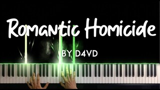 Romantic Homicide by d4vd piano cover + sheet music