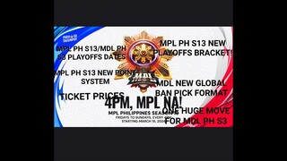 MPL Philippines S13, MDL PH S3 Mediacon - MARAMING BAGO!