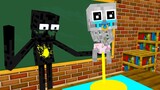 Monster School : SKELETON BECAME A CHILD - Minecraft Animation